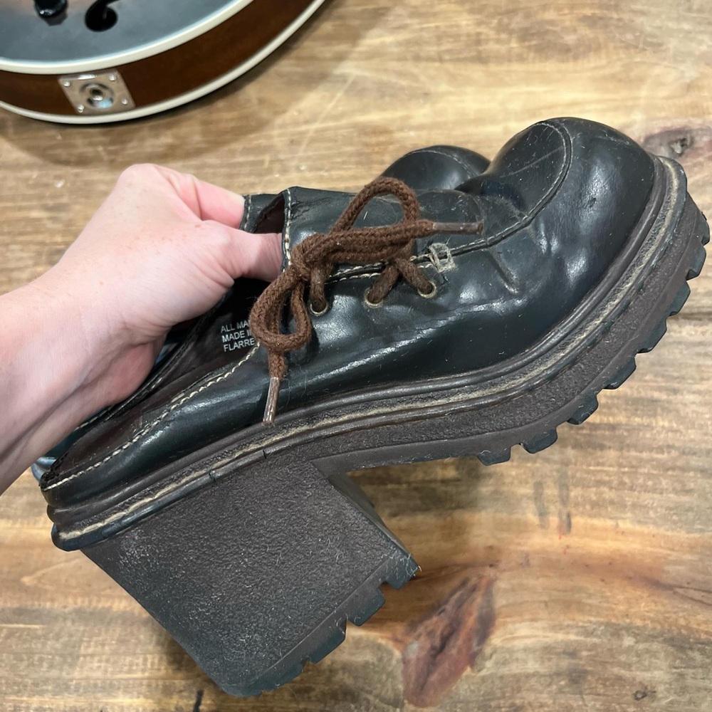 Vintage l.e.i Y2K chunky heels